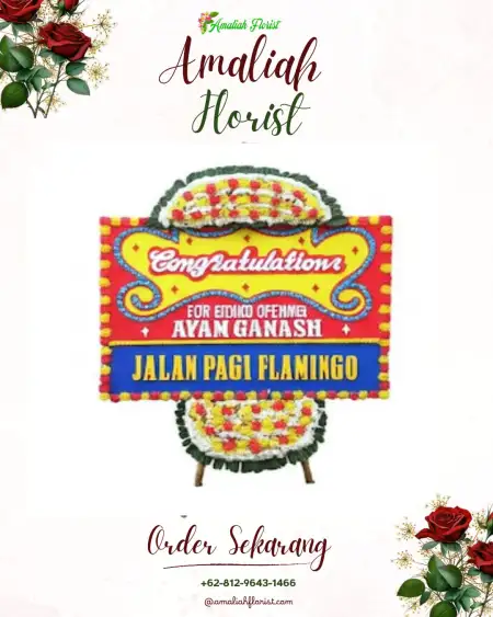 Sewa Papan Bunga Tujuh Belas