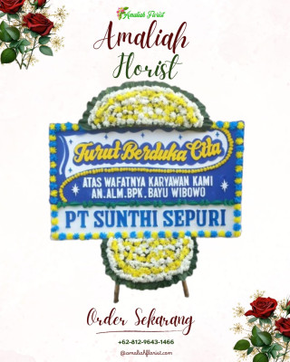 Papan Bunga Duka di Tujuh Belas